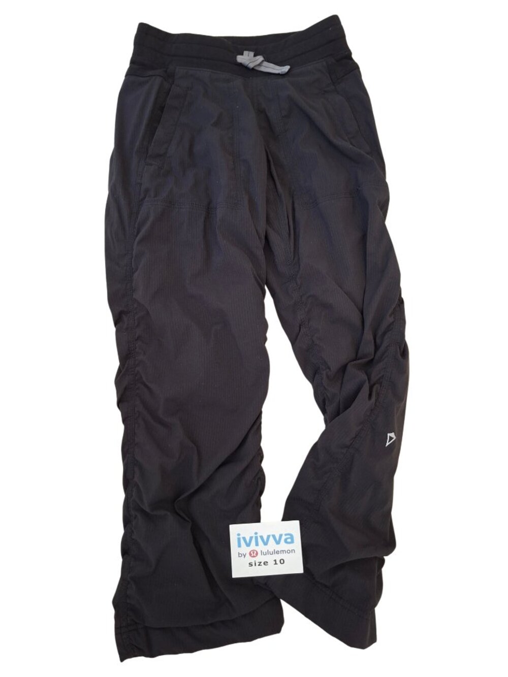 Ivivva by Lululemon Girl Live to Move/studio pant black lined size 10